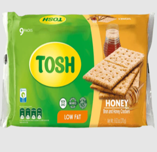 Tosh Honey Crackers